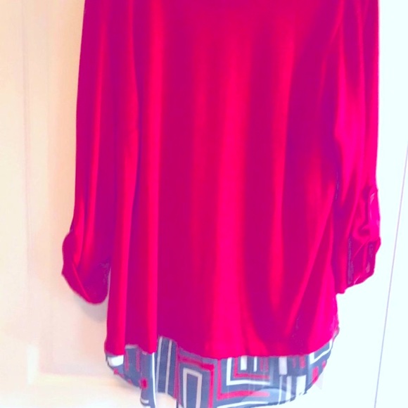 I.N. Studio Red Sweater SZ 1X - Picture 3 of 9